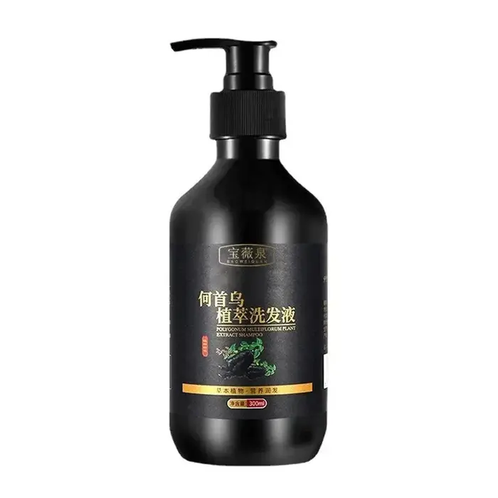 Shampoing à base de plantes Polygonum Multithorum pour femme, contrôle de l'huile, contrôle des pell