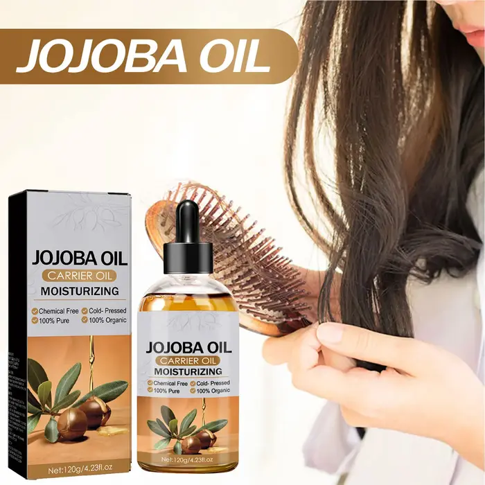 Huile de jojoba douce pour cheveux