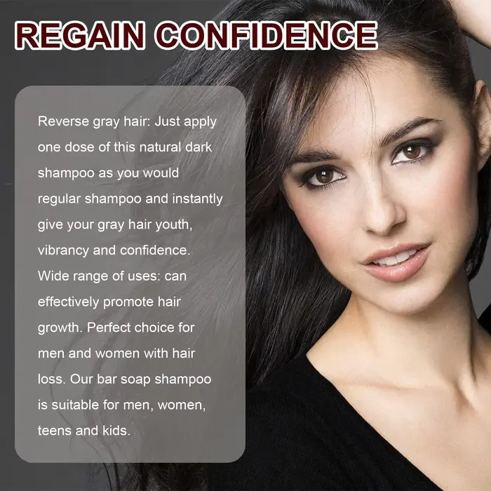 EELHOE gingembre savon shampooing pour assombrir les cheveux renforcement naturel Polygonum Anti perte