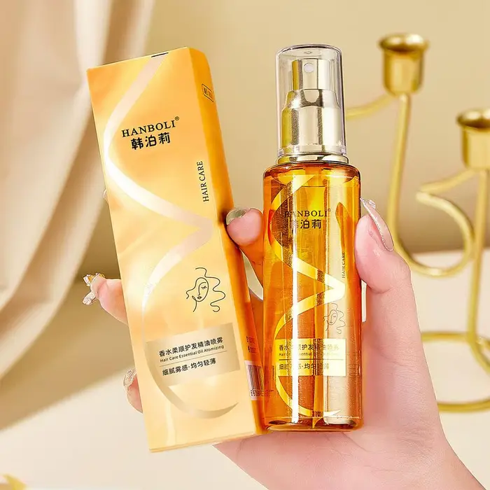 Spray d'huile essentielle pour cheveux