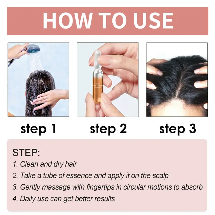 Ampoule capillaire Eelhoe pour des cheveux épais et forts