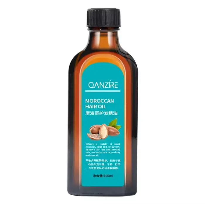 Huile d'argan végétale marocaine, soin des cheveux sans lavage, huile essentielle du cuir chevelu po