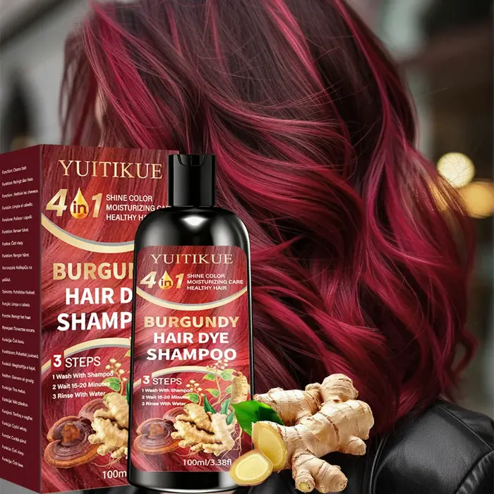 Shampoo colorant capillaire YUITIKUE Bourgogne 100ml