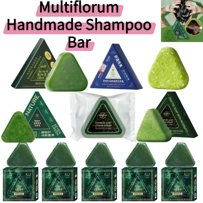 1/3/5/10PCS-120g Savon Solide Artisanal Multiflorum au Thé Usman Bio