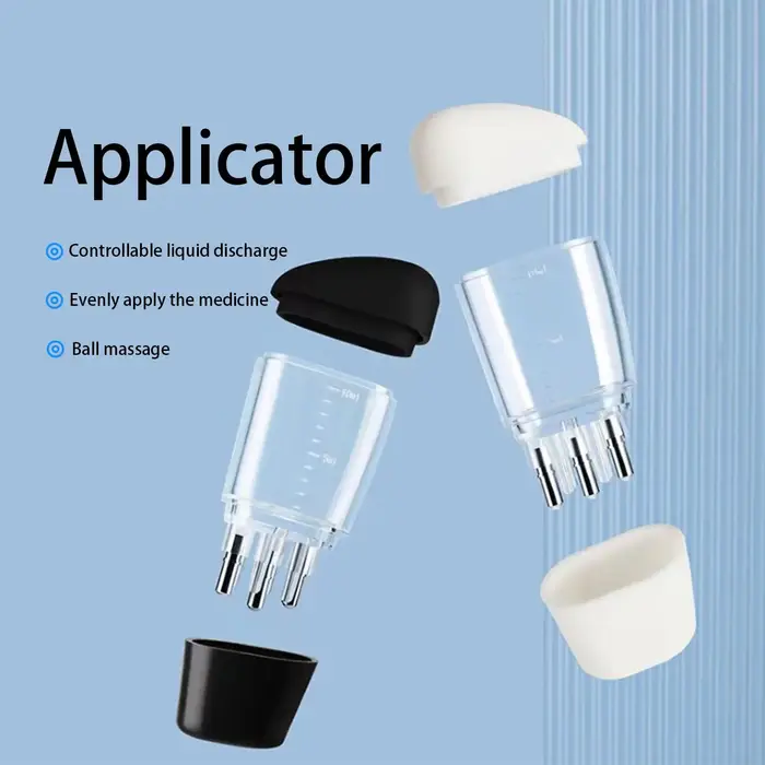 Applicateur d'huile capillaire, solution de repousse et de coiffage des cheveux, peigne de massage relaxant pour le cuir chevelu, distributeurs d'huile capillaire portables