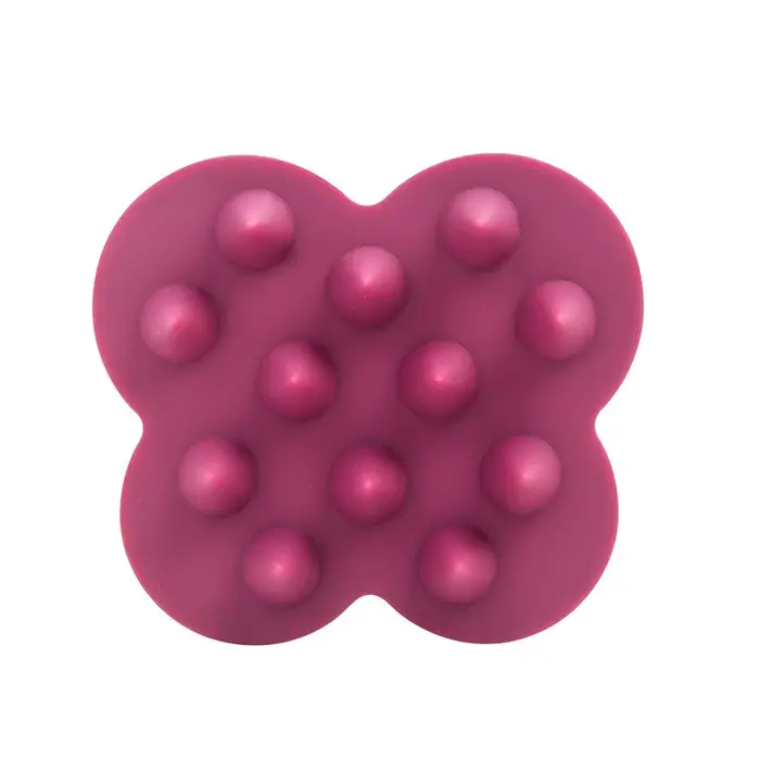 Peigne à shampoing en Silicone pour Massage du cuir chevelu