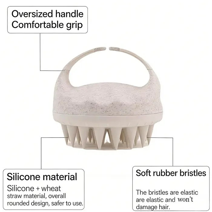 Brosse de massage du cuir chevelu