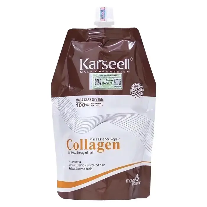 Masque capillaire réparateur Karseell à la kératine, soin nourrissant en profondeur pour cheveux sec