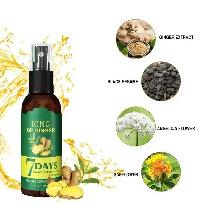 Sérum pulvérisateur pour la repousse des cheveux