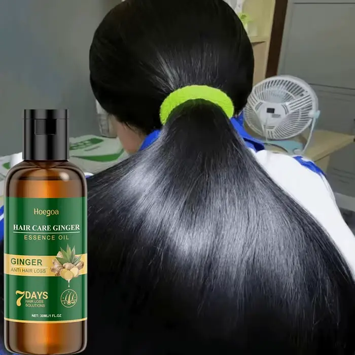 Sérum de croissance des cheveux au gingembre