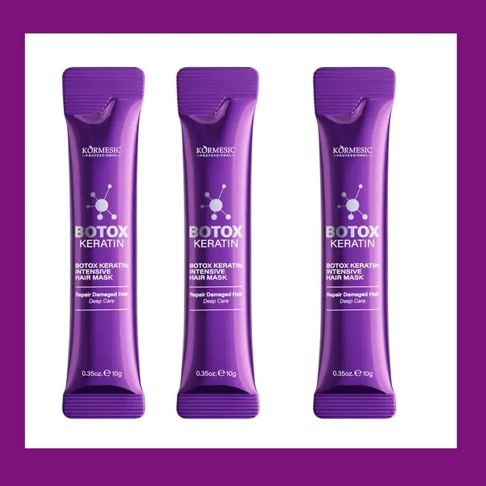 Masque capillaire magique à la kératine, réparation en 5 secondes des cheveux abîmés et crépus, doux