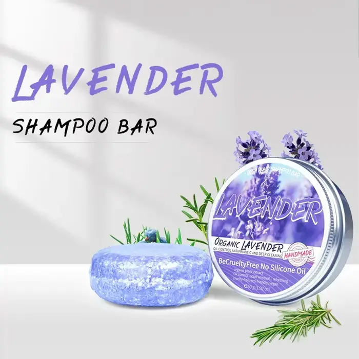 Le shampooing à la lavande est rafraîchissant