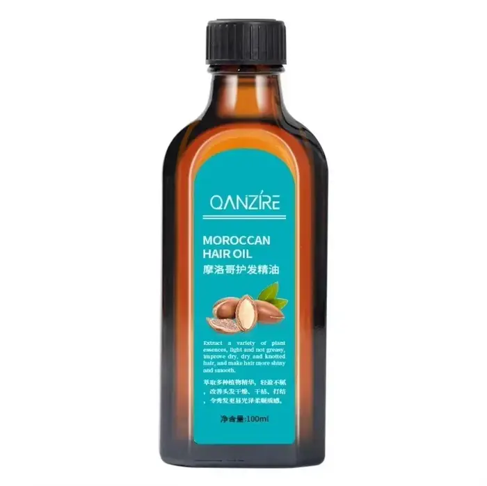 Huile essentielle d'argan marocaine végétale, 100ML, soins capillaires sans lavage, huile essentiell