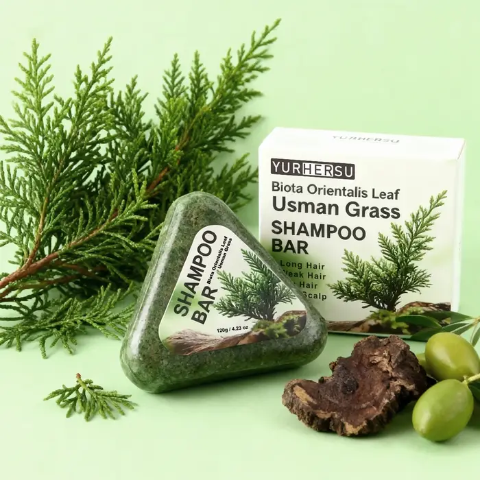 Usman Herbe Shampoo Bar pour la croissance des cheveux