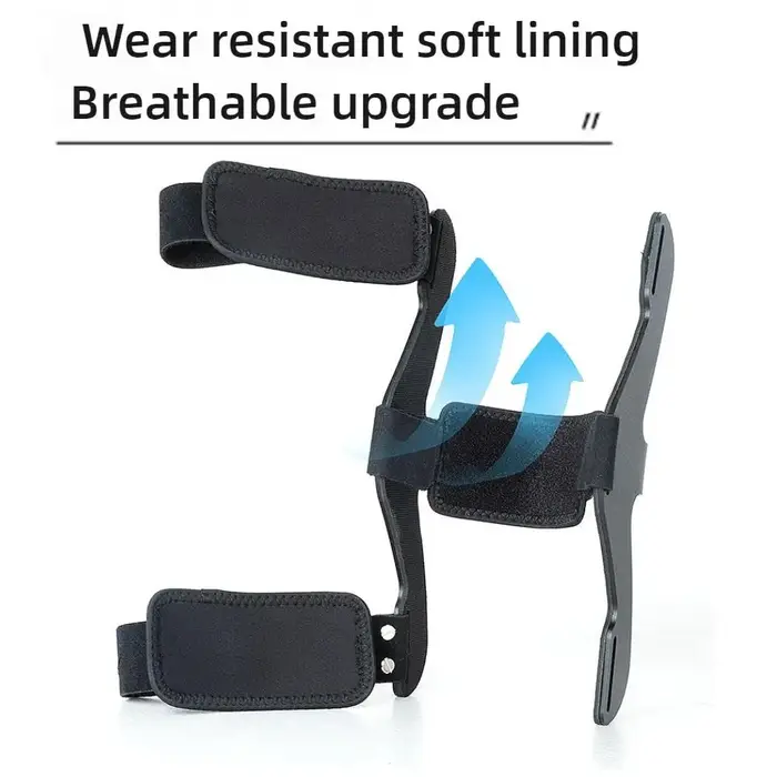 Orthèse d'hyperextension du genou avec aide à la voûte plantaire