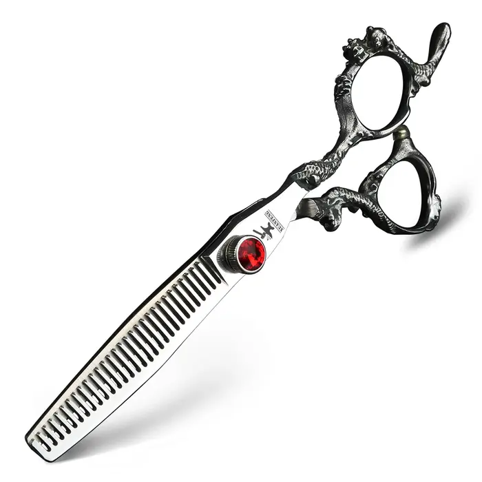 Ciseaux à cheveux à poignée de dragon, outils de coiffage de coiffeur, ciseaux de coupe, ciseaux à e