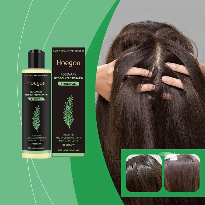 Shampoing pour la croissance des cheveux au romarin