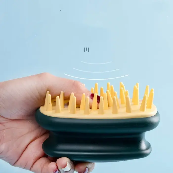 Brosse de lavage des cheveux en silicone pour adulte