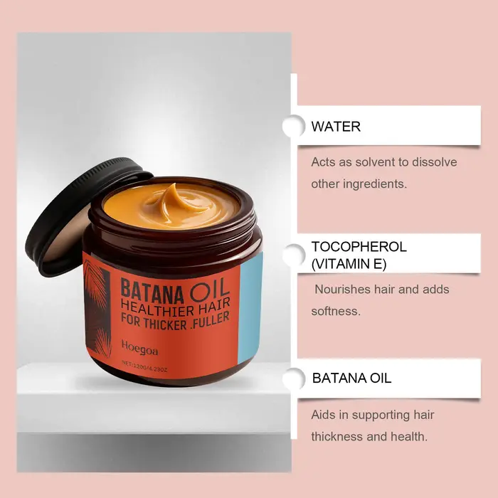 Huile réparatrice pour cheveux Batana