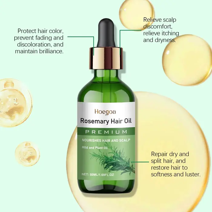Huile essentielle de romarin pour cheveux