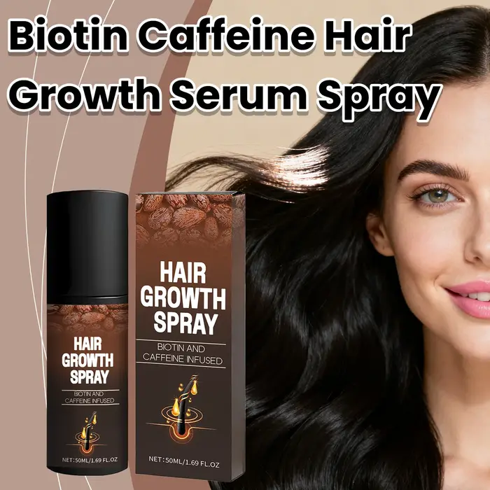 Sérum capillaire à la biotine et à la caféine