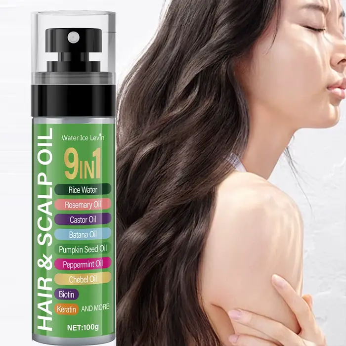 Huile Cheveux Riz 120ml - Complexe 7 Huiles Végétales