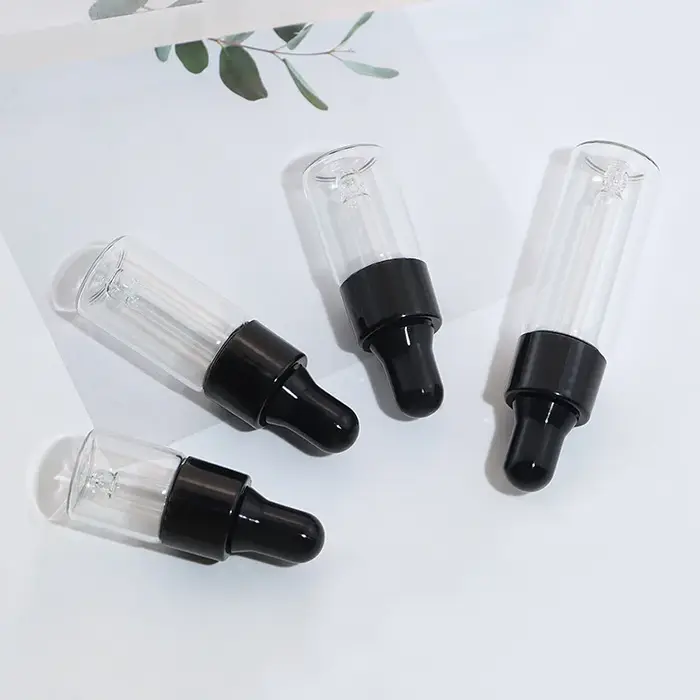 Petit flacon compte-gouttes Transparent de 1ml