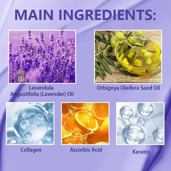 Masque capillaire violet - Tonifiant pour cheveux blonds