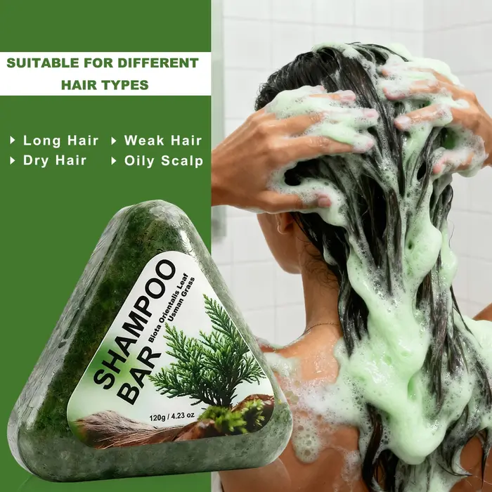Usman Herbe Shampoo Bar pour la croissance des cheveux