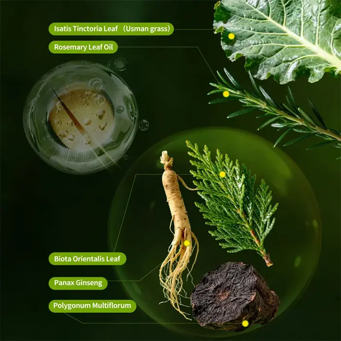 Usman herbe & Platycladus shampooing à base de plantes savon naturel perte de cheveux traiter renforce les racines