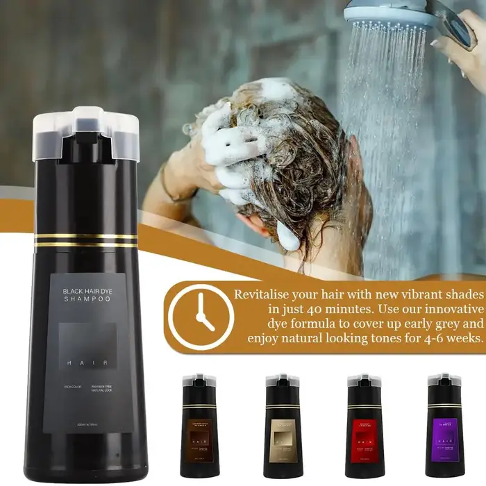 Nova – shampoing teint instantané pour cheveux gris