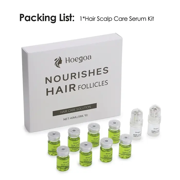 Système de repousse des cheveux, traitement avancé de la croissance des cheveux, huile de ginseng et
