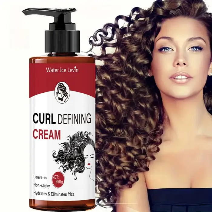 Crème coiffante pour cheveux bouclés - Crème coiffante sans lavage, Vagues bouclées et crépues - Amé