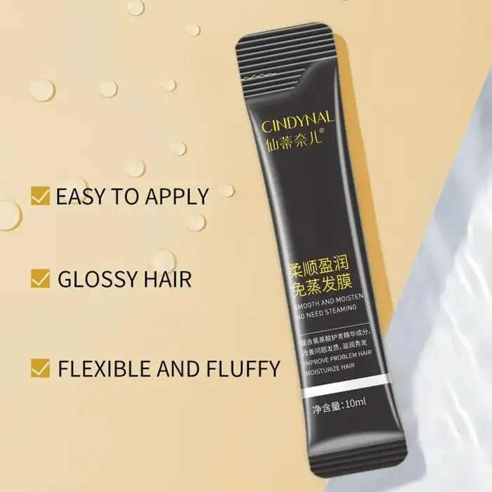 Masque capillaire à la kératine pour cheveux abîmés