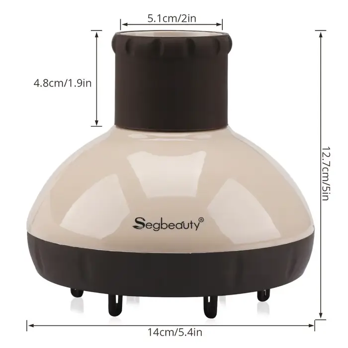 Segbeauty-Diffuseur amélioré pour sèche-cheveux, sèche-cheveux à coupe ondulée bouclée, diffuseur sa