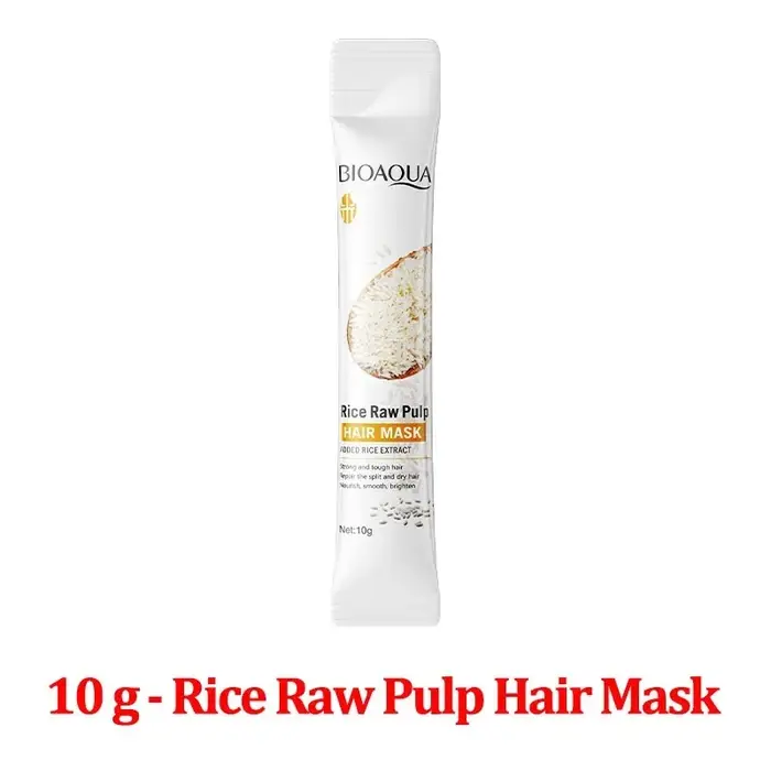 Masque capillaire à la purée de riz, pénètre au cœur des cheveux, reconstitue les nutriments capilla