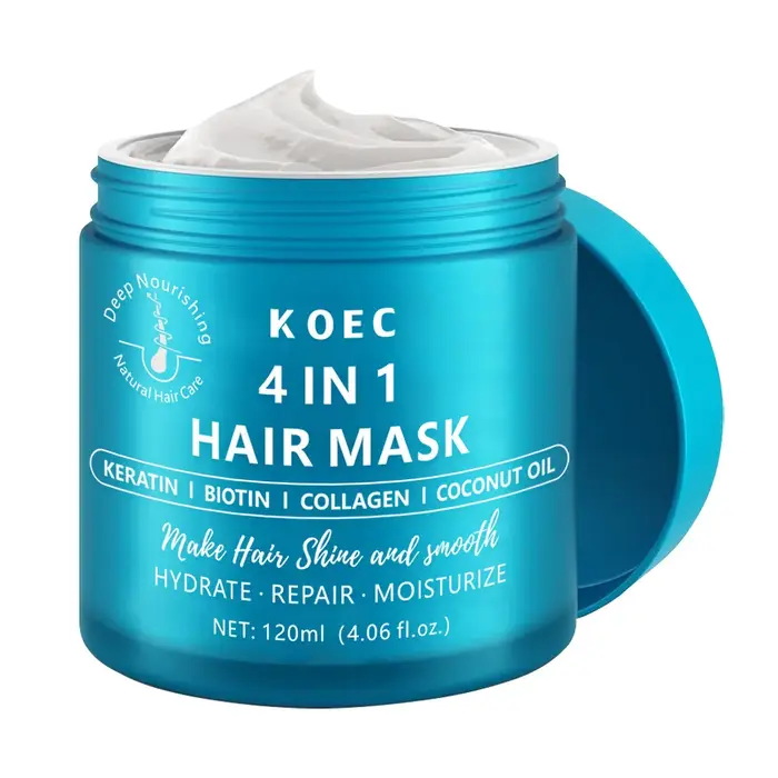 Masque capillaire réparateur à la kératine, masque capillaire revitalisant au collagène, nourrissant