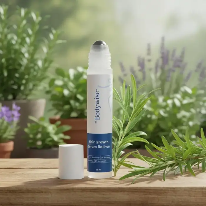 Sérum nourrissant pour cheveux au romarin, rouleau de croissance à bille, augmente la densité des ch