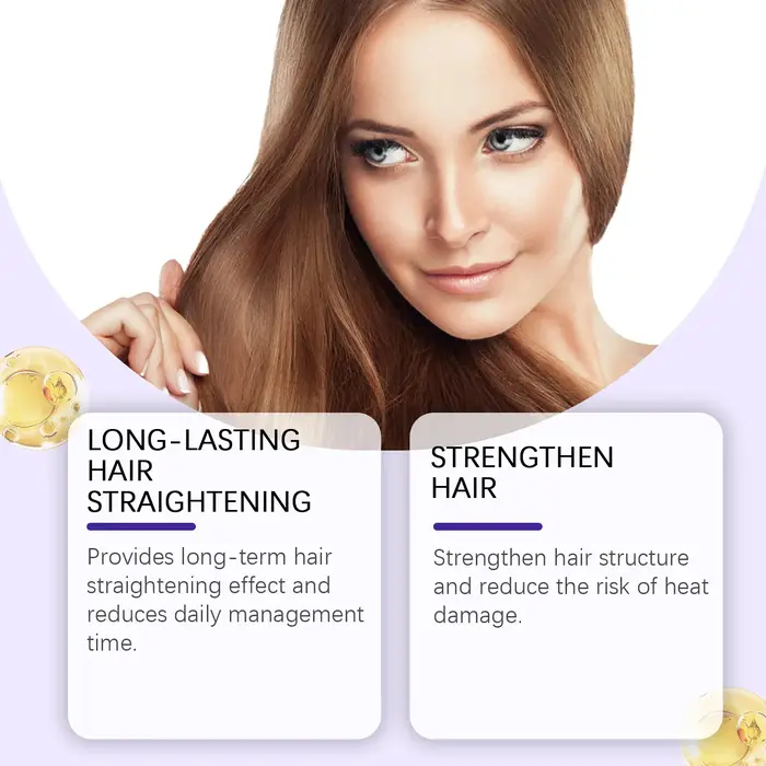 Crème hydratante pour cheveux pour le lissage des cheveux