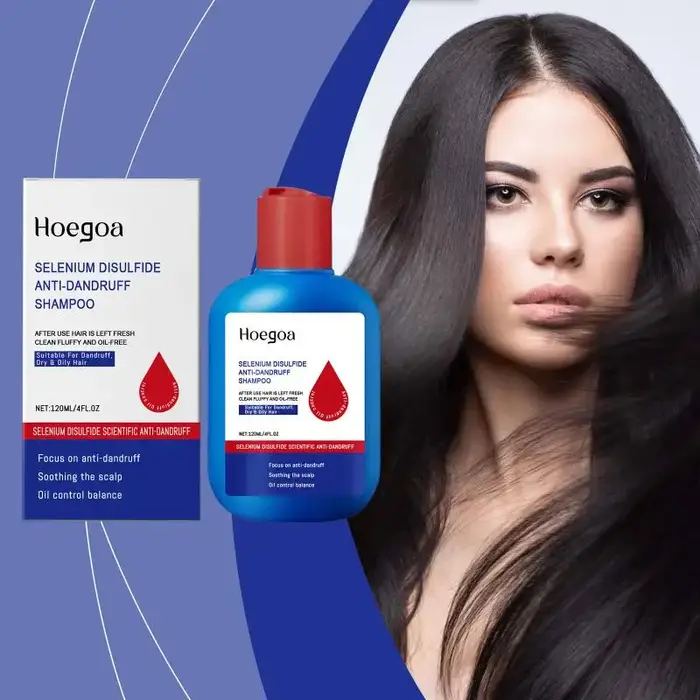 Shampoo au Sulfure de Sélénium Nettoyage en Profondeur Anti-Pelliculaire Réduit les Démangeaisons du