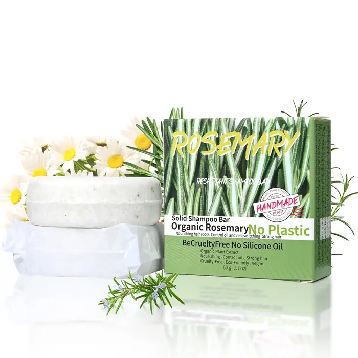 Savon shampoing au romarin au parfum naturel