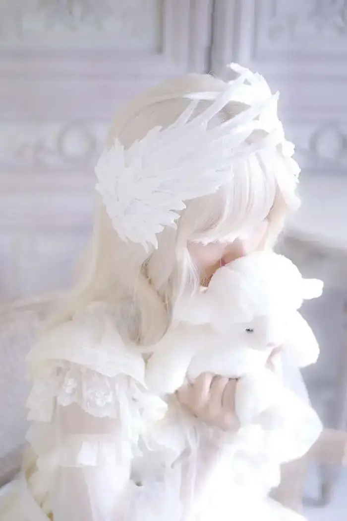 Pinces à cheveux ailes d'ange en plumes, Barrette Lolita, épingle à cheveux, Anime Cosplay, accessoi