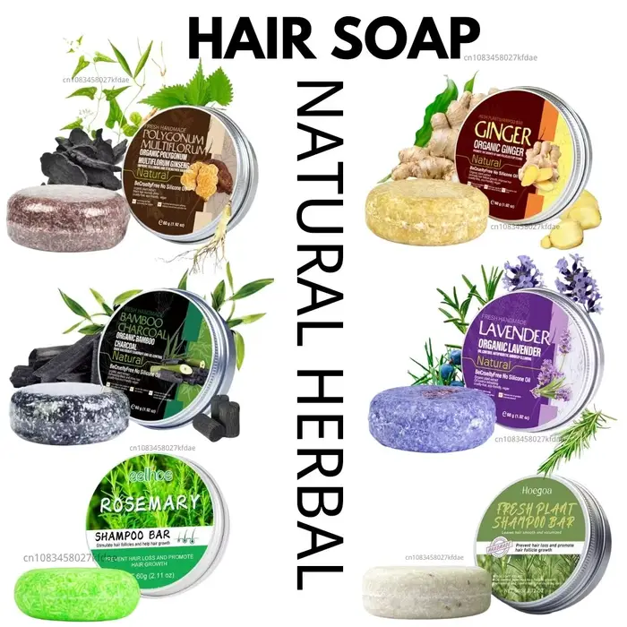 Shampooing au romarin pour cheveux secs et abîmés