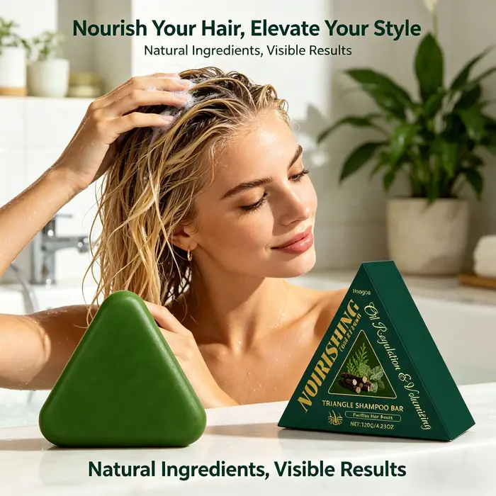 Savon Shampoing Herbal Nettoyant Doux pour le Cuir Chevelu