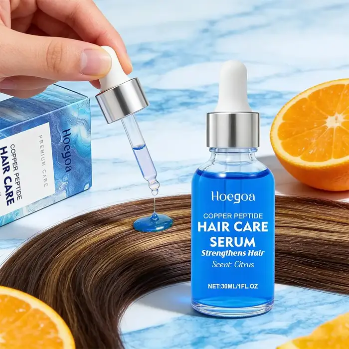 Sérum capillaire au cuivre bleu