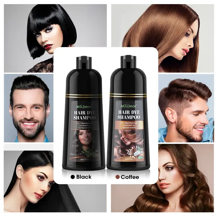 Shampoing de coloration instantanée 3 en 1