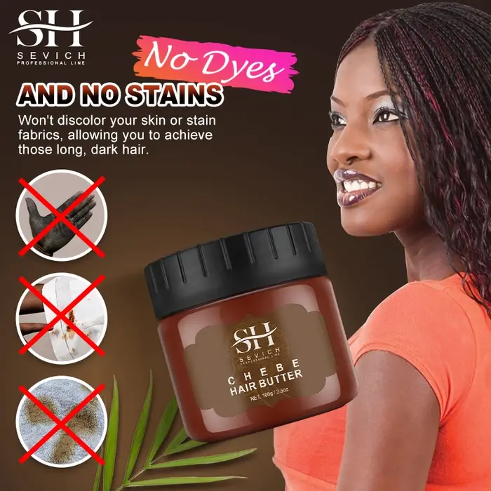 Afrique fou Chebe cheveux beurre Traction Alopecia Anti-casse produits de croissance
