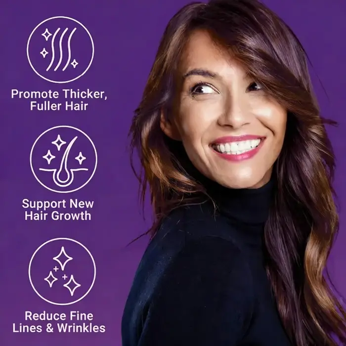 Traitement doux pour le cuir chevelu, nourrit les racines, favorise la densité des cheveux, booste l'éclat de la peau, pour des cheveux plus épais et d'apparence plus saine