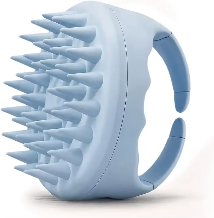 Brosse de massage du cuir chevelu pour le shampoing, exfoliant capillaire pour éliminer les pellicul