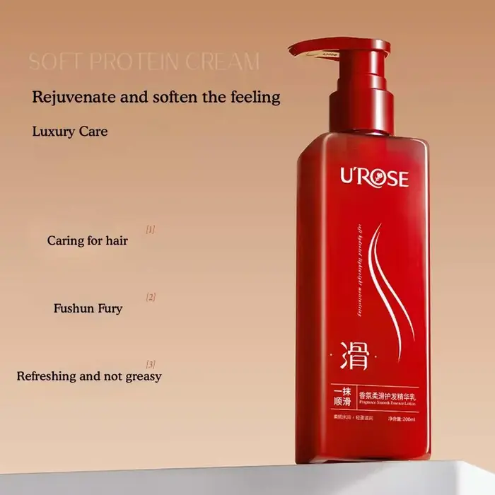 Après-shampooing lissant sans rinçage